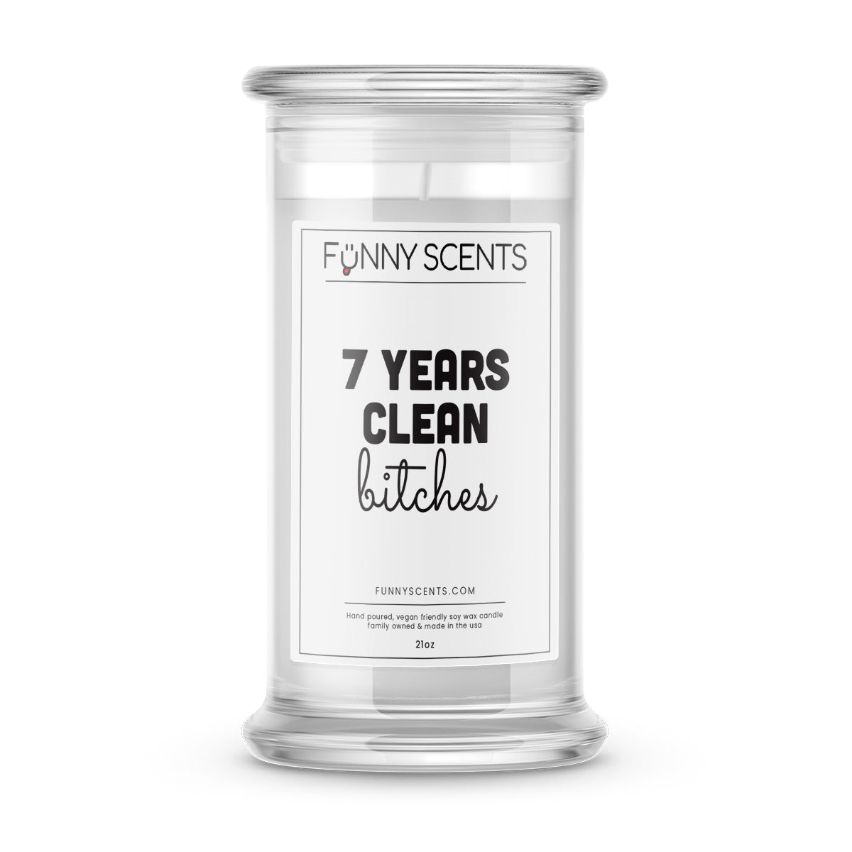 Clean and Sober Bitches Funny Candles