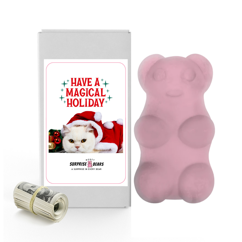 Have a Magical Holidays | Christmas Surprise Cash Bears