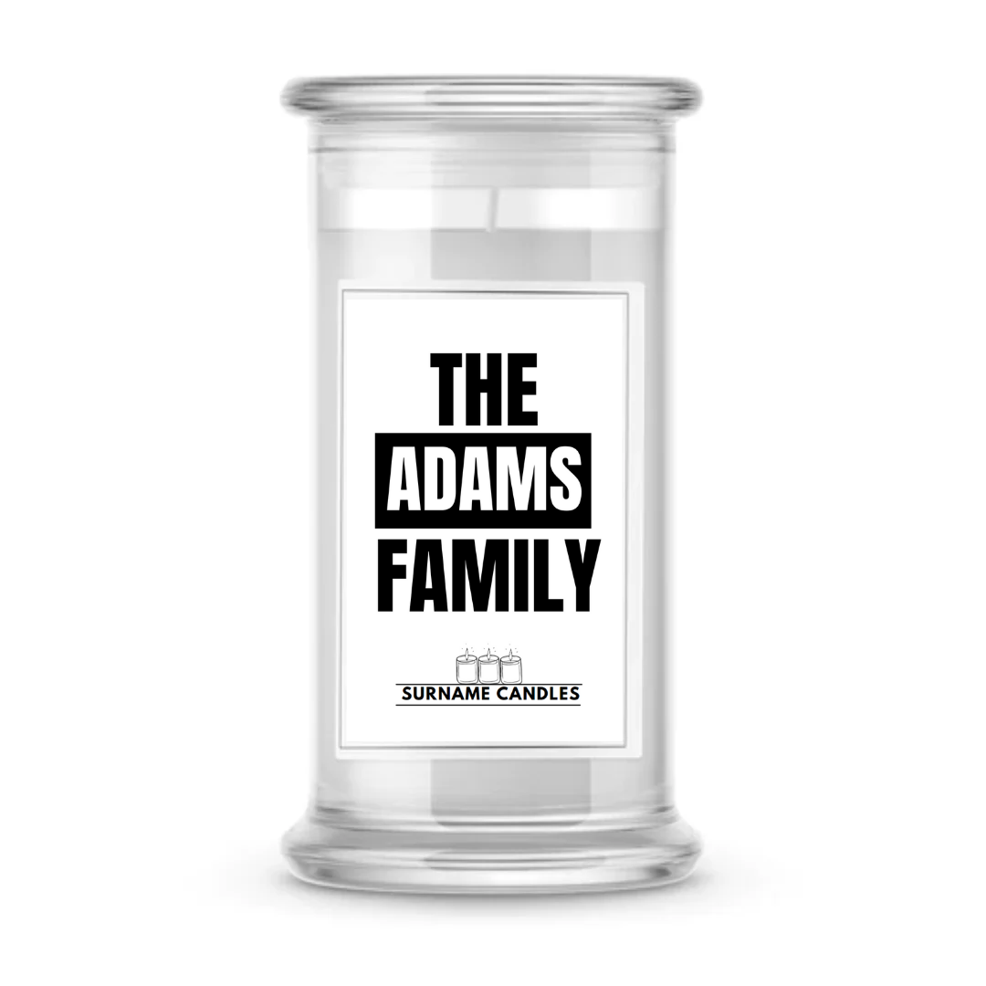 The Adams Family | Surname Candles