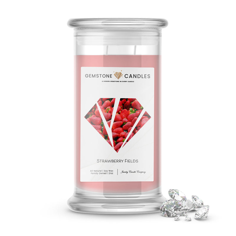 Strawberry Fields | Gemstone Candles