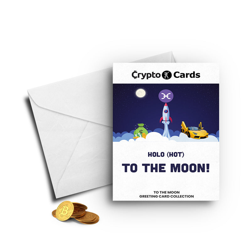 Holo (HOT) To The Moon! Crypto Cards