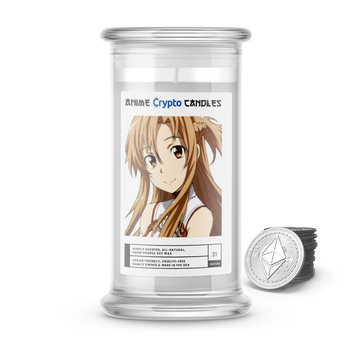 Yuuki, Asuna (結城 明日奈 / アスナ) - Crypto Anime Candles