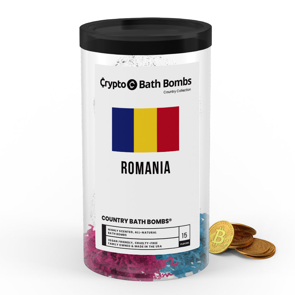 Romania Country Crypto Bath Bombs