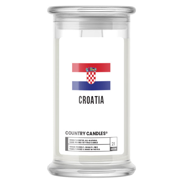 Croatia Country Candles