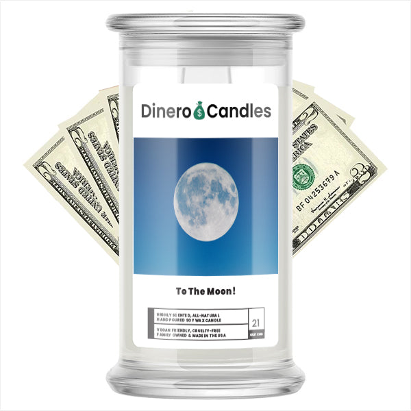 To The Moon - Dinero Candles