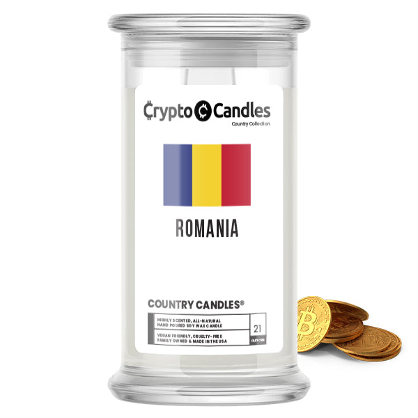 Romania Country Crypto Candles