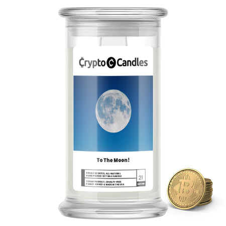 To The Moon! Crypto Candle