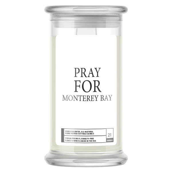 Pray For Monterey Bay Candle