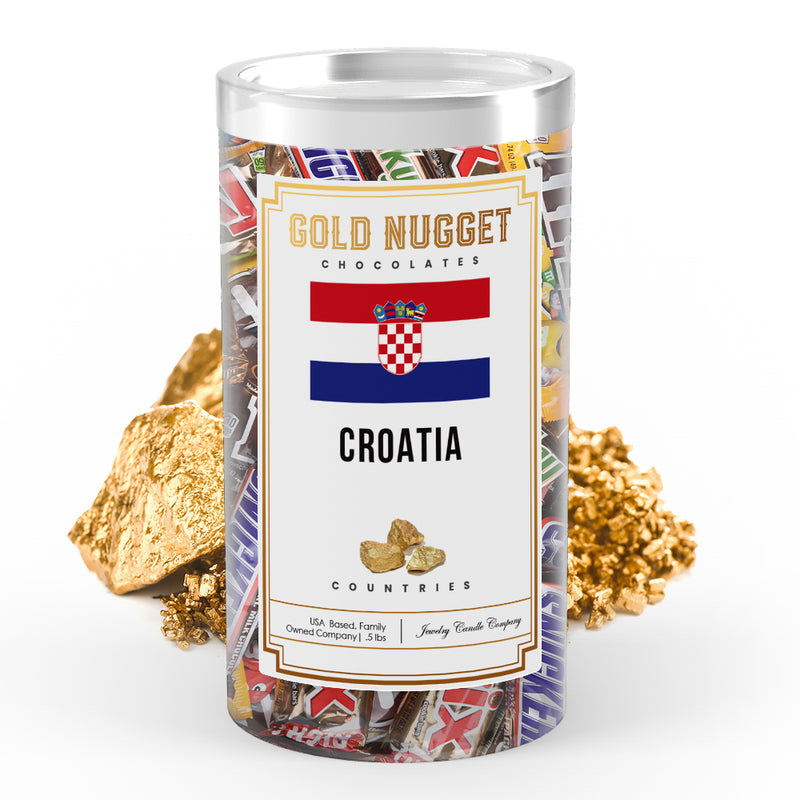 Croatia Countries Gold Nugget Chocolates