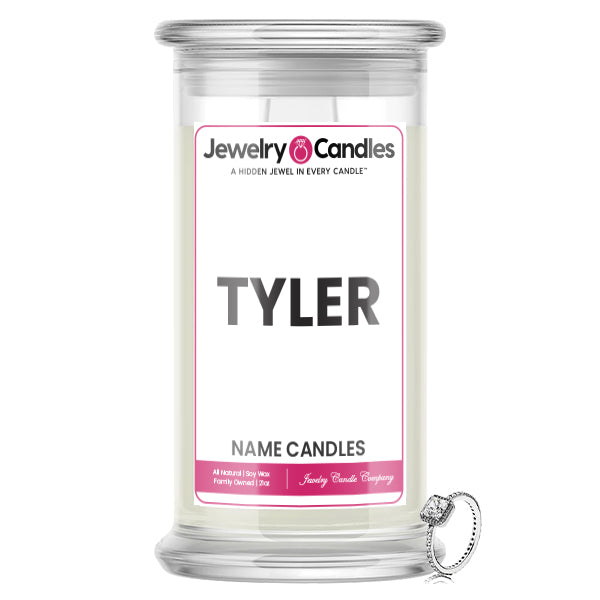TYLER Name Jewelry Candles