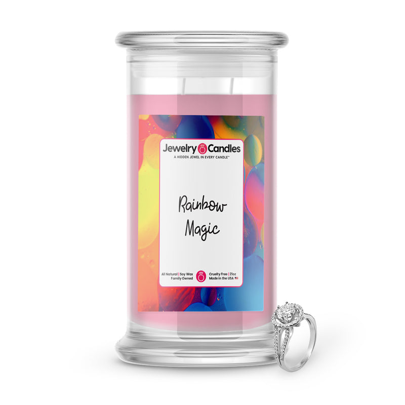 Rainbows Magic Jewelry Candle