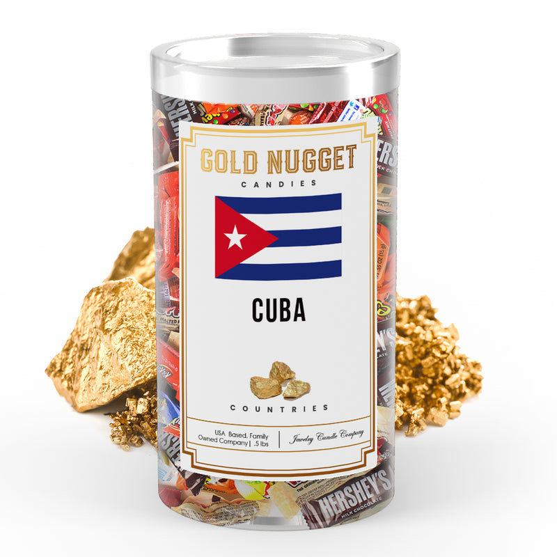 Cuba Countries Gold Nugget Candy