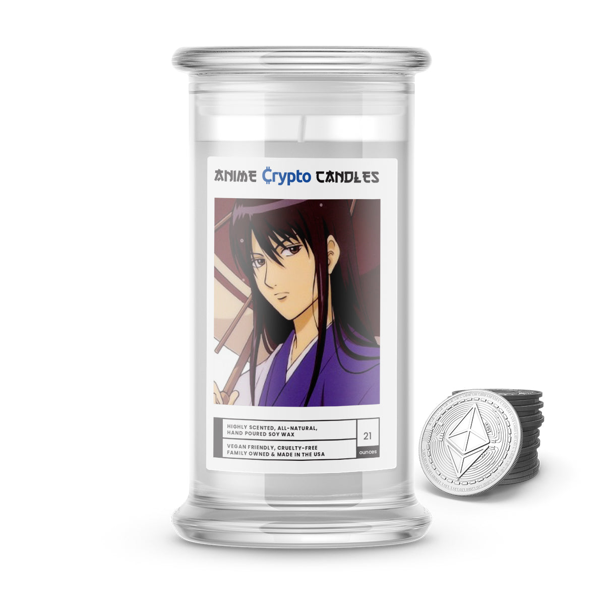 Katsura, Kotarou (桂 小太郎) - Crypto Anime Candles