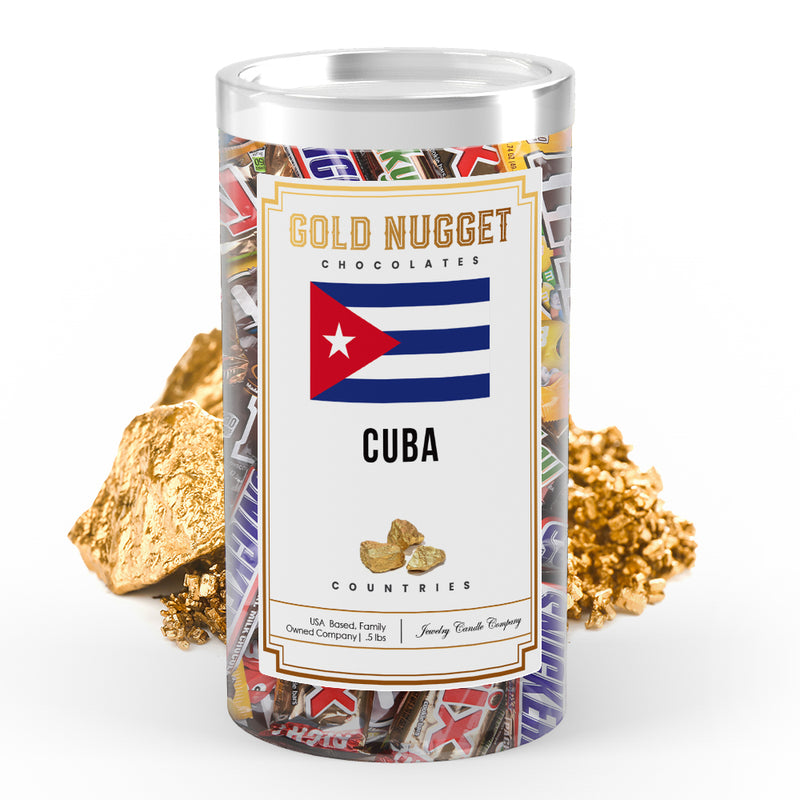 Cuba Countries Gold Nugget Chocolates