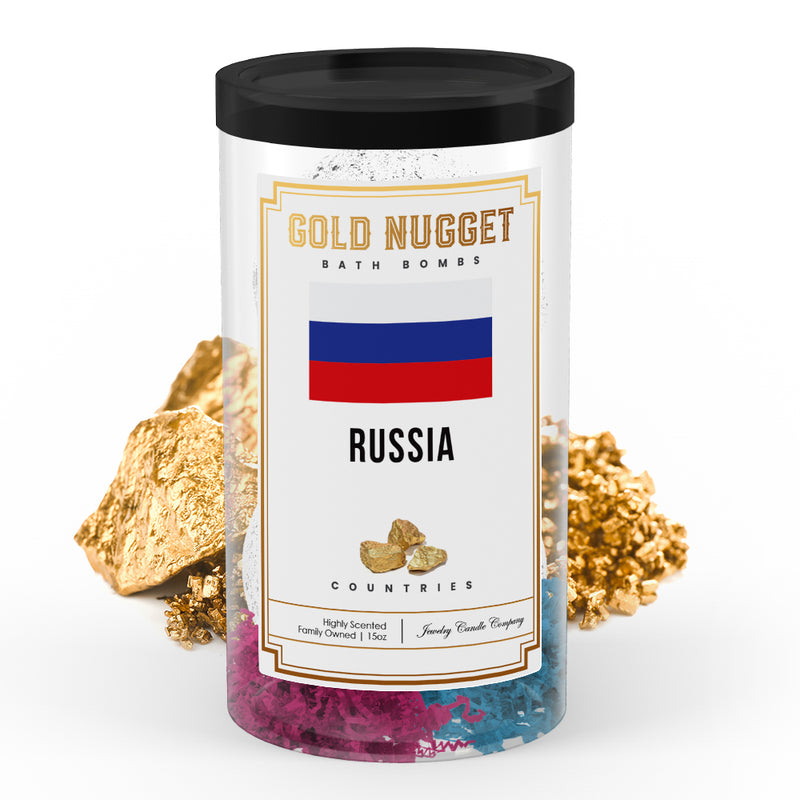 Russia Countries Gold Nugget Bath Bombs