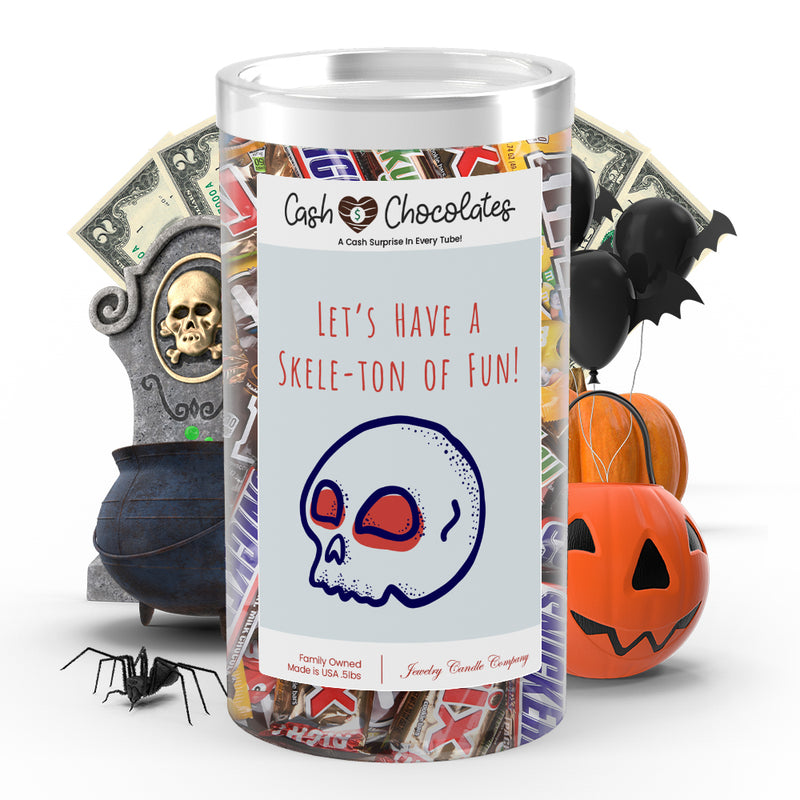Let's have a skele-ton of fun! Cash Chocolates