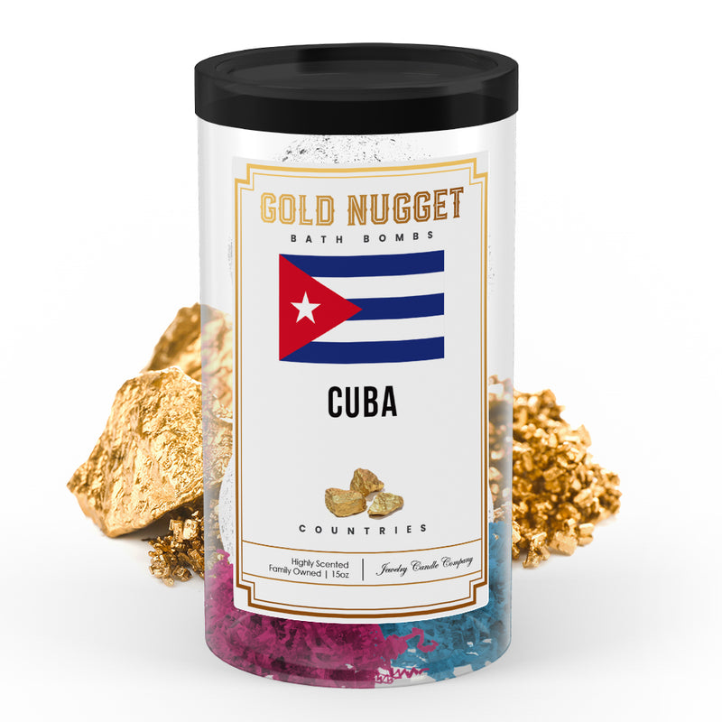Cuba Countries Gold Nugget Bath Bombs
