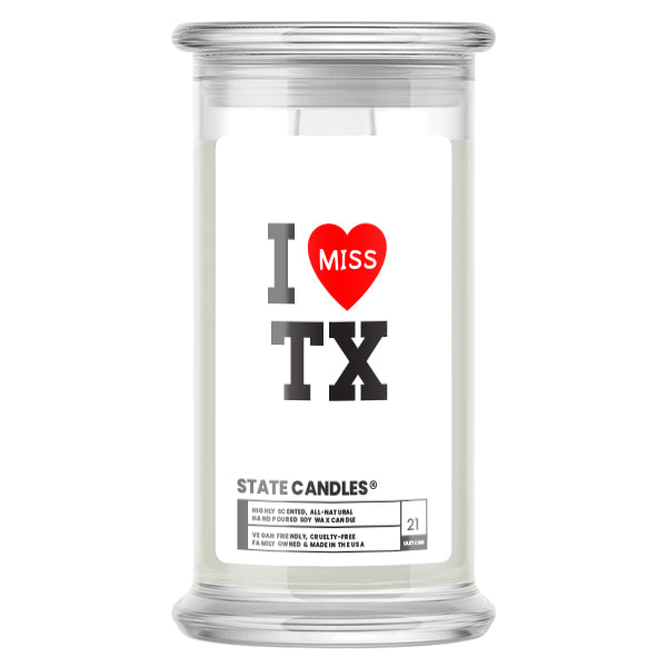 I miss TX State Candle