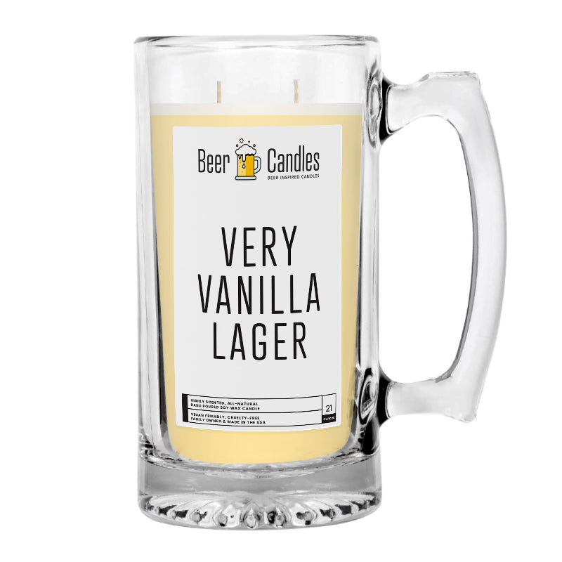 Very Vanilla Lager Beer Candle