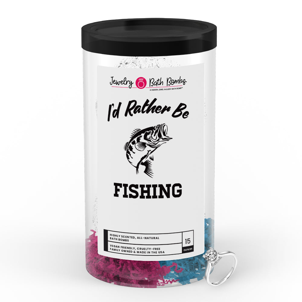 I'd rather be Fishing Jewelry Bath Bombs