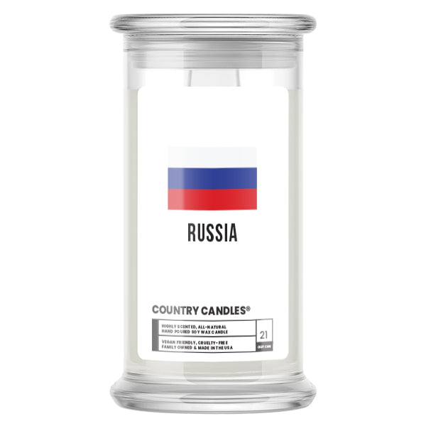 Russia Country Candles