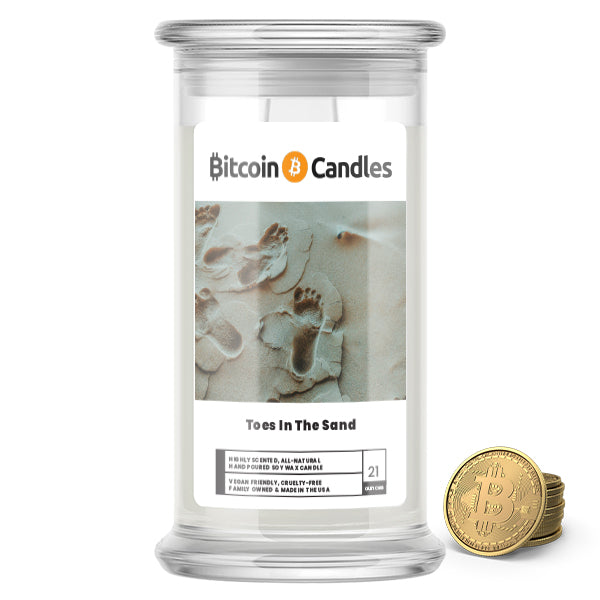 Toes In The Sand Bitcoin Candles