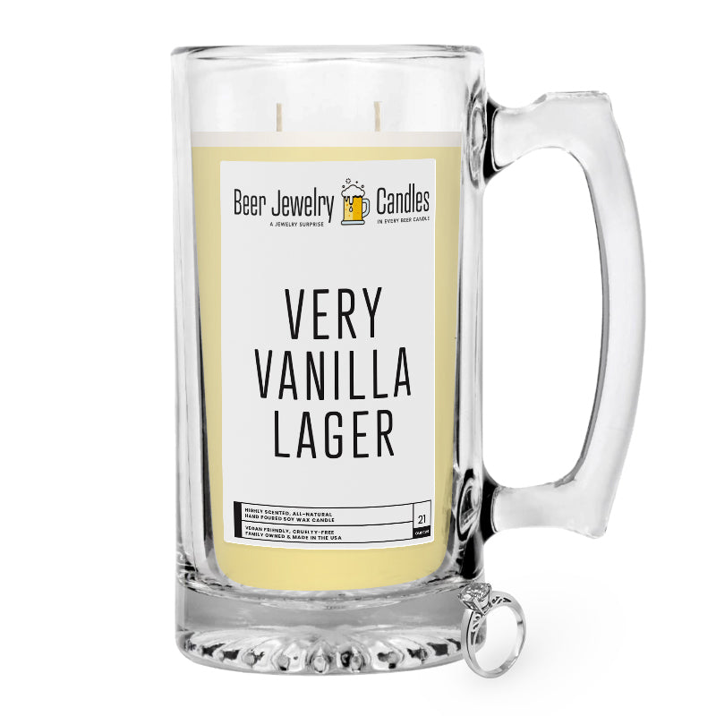 Very Vanilla Lager Beer Jewelry Candle
