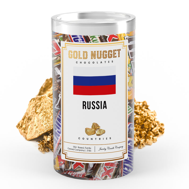 Russia Countries Gold Nugget Chocolates