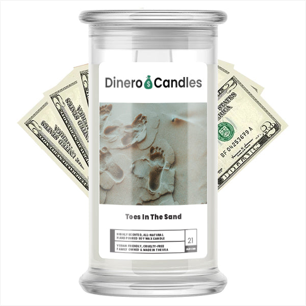 Toes In The Sand - Dinero Candles