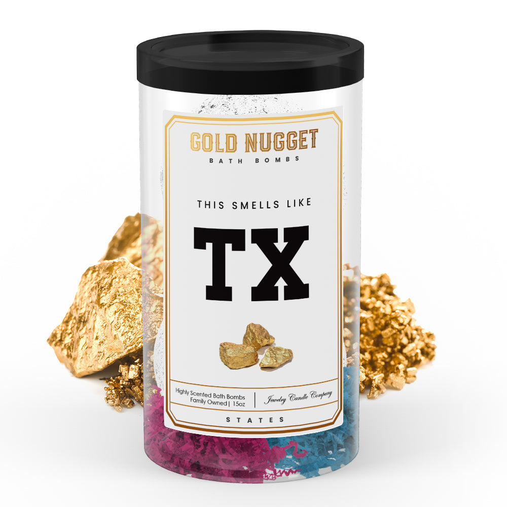 This Smells Like TX State Gold Nugget Bath Bombs