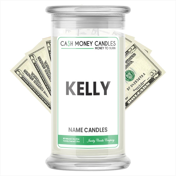 KELLY Name Cash Candles
