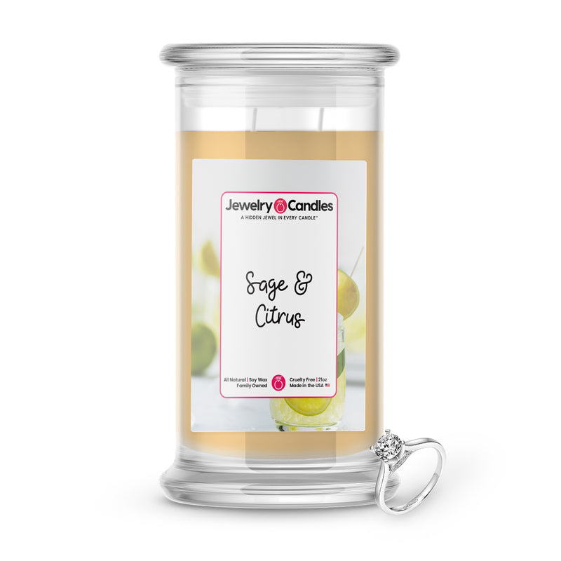 Sage and Citrus Jewelry Candle