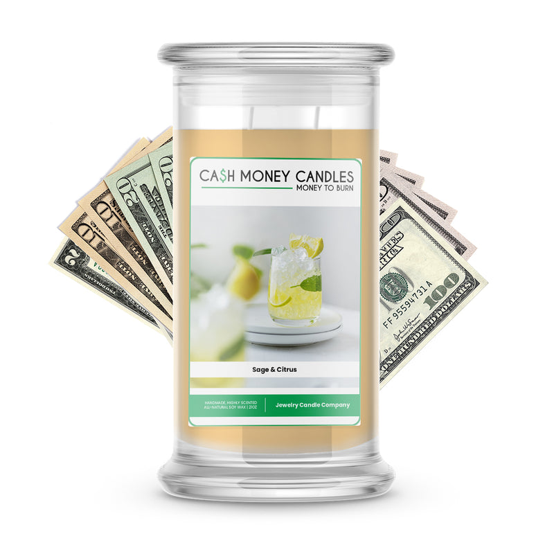Sage & Citrus Cash Candle