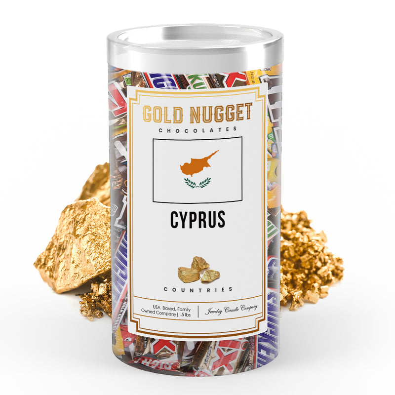 Cyprus Countries Gold Nugget Chocolates
