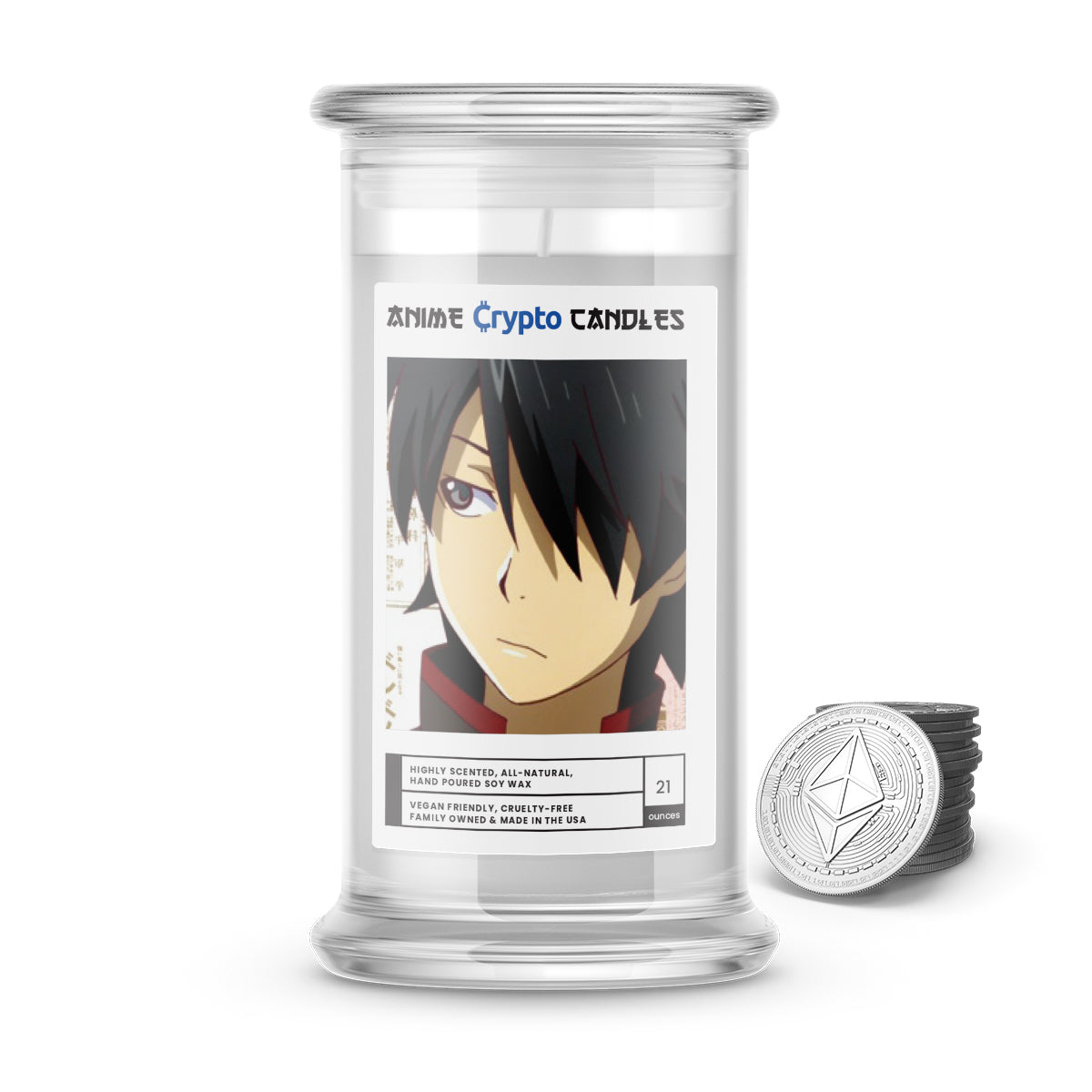 Araragi, Koyomi (阿良々木 暦) - Crypto Anime Candles
