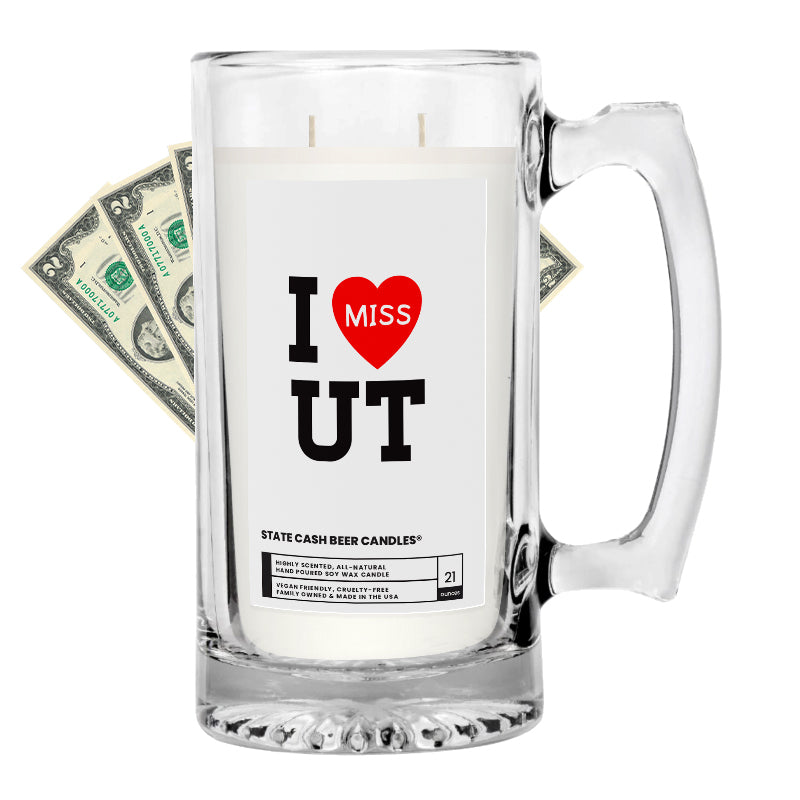 I miss UT State Cash Beer Candles