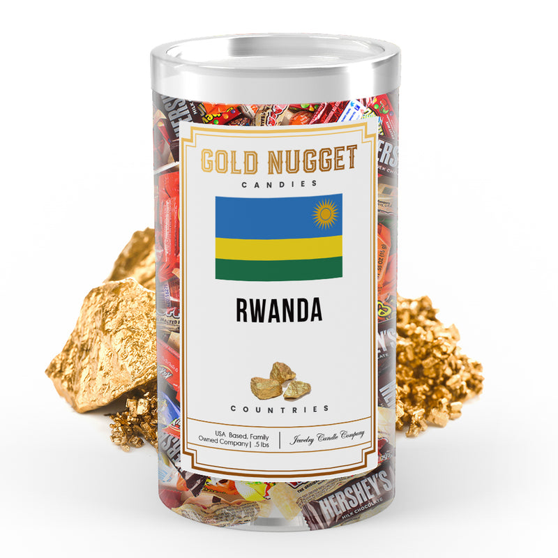 Rwanda Countries Gold Nugget Candy