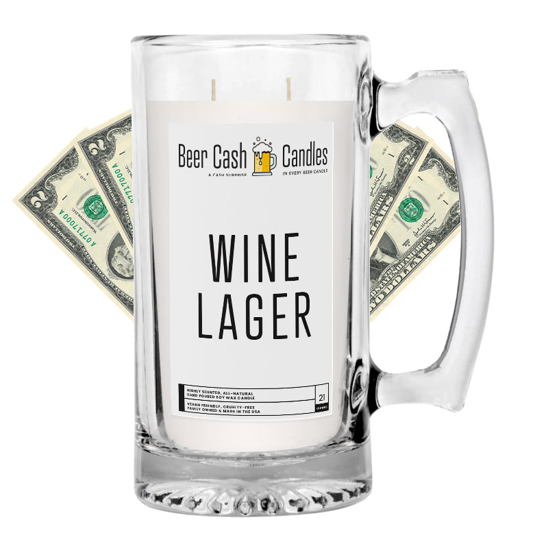 Wine Lager Beer Cash Candle