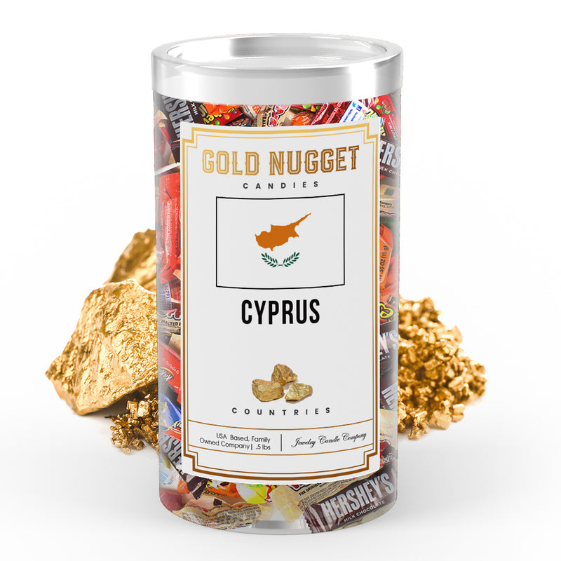 Cyprus Countries Gold Nugget Candy