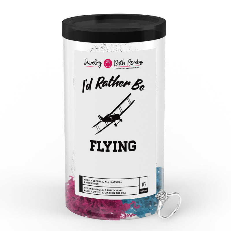 I'd rather be Flying Jewelry Bath Bombs