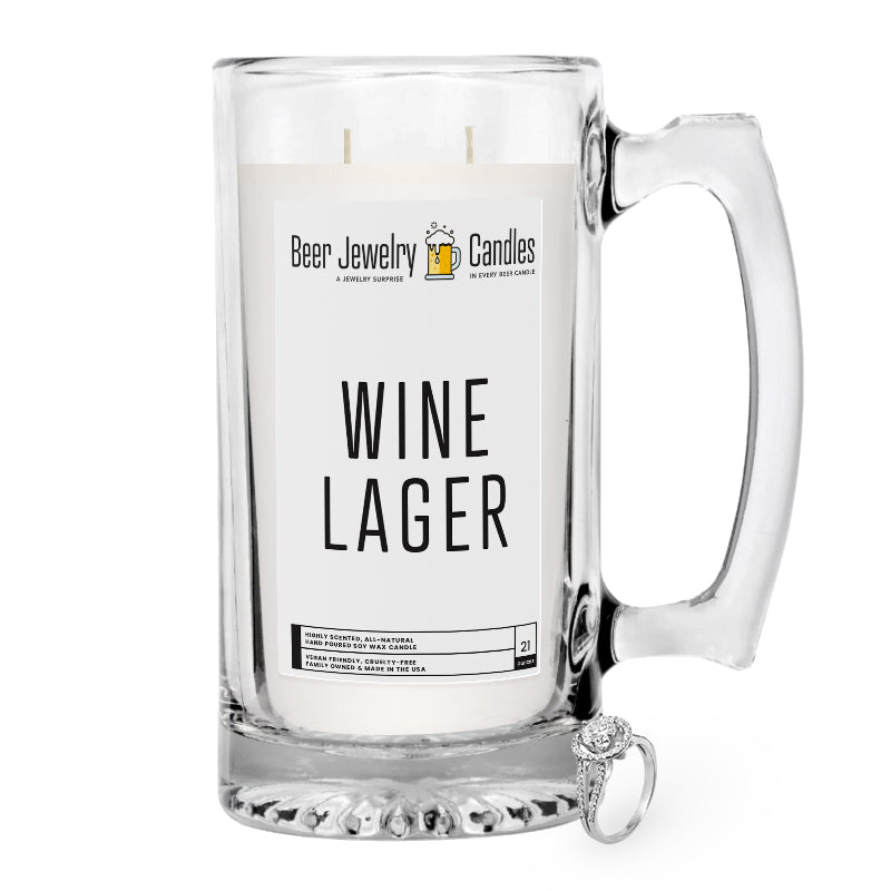 Wine Lager Beer Jewelry Candle