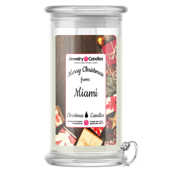 Merry Christmas From MIAMI  Jewelry Candles