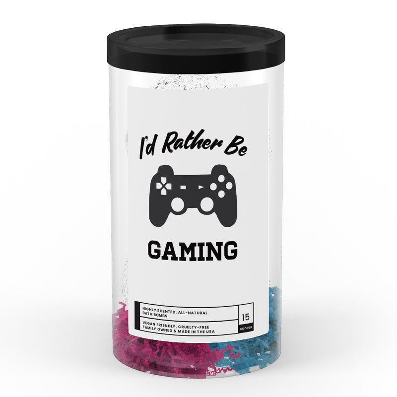 I'd rather be Gaming Bath Bombs