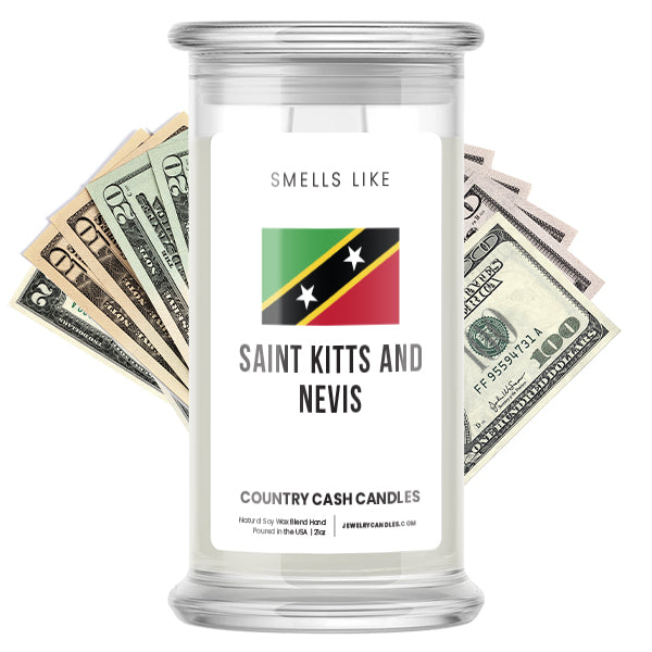 Smells Like Saint Kitta and Nevis Country Cash Candles