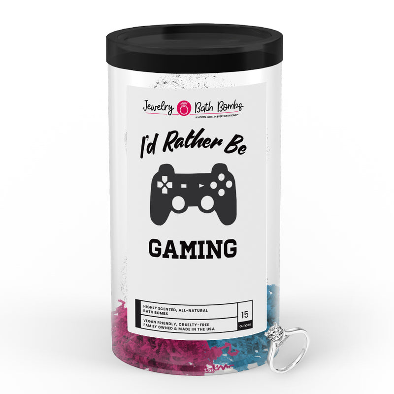 I'd rather be Gaming Jewelry Bath Bombs
