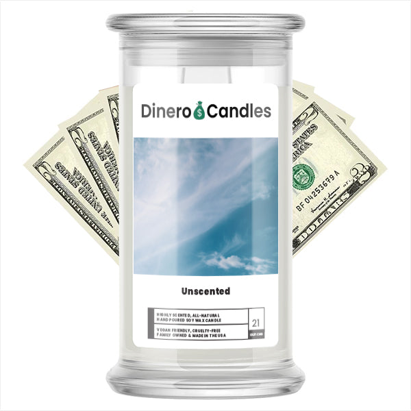 Unscented - Dinero Candles