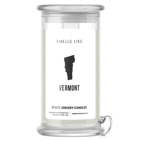 Smells Like Vermont State Jewelry Candles