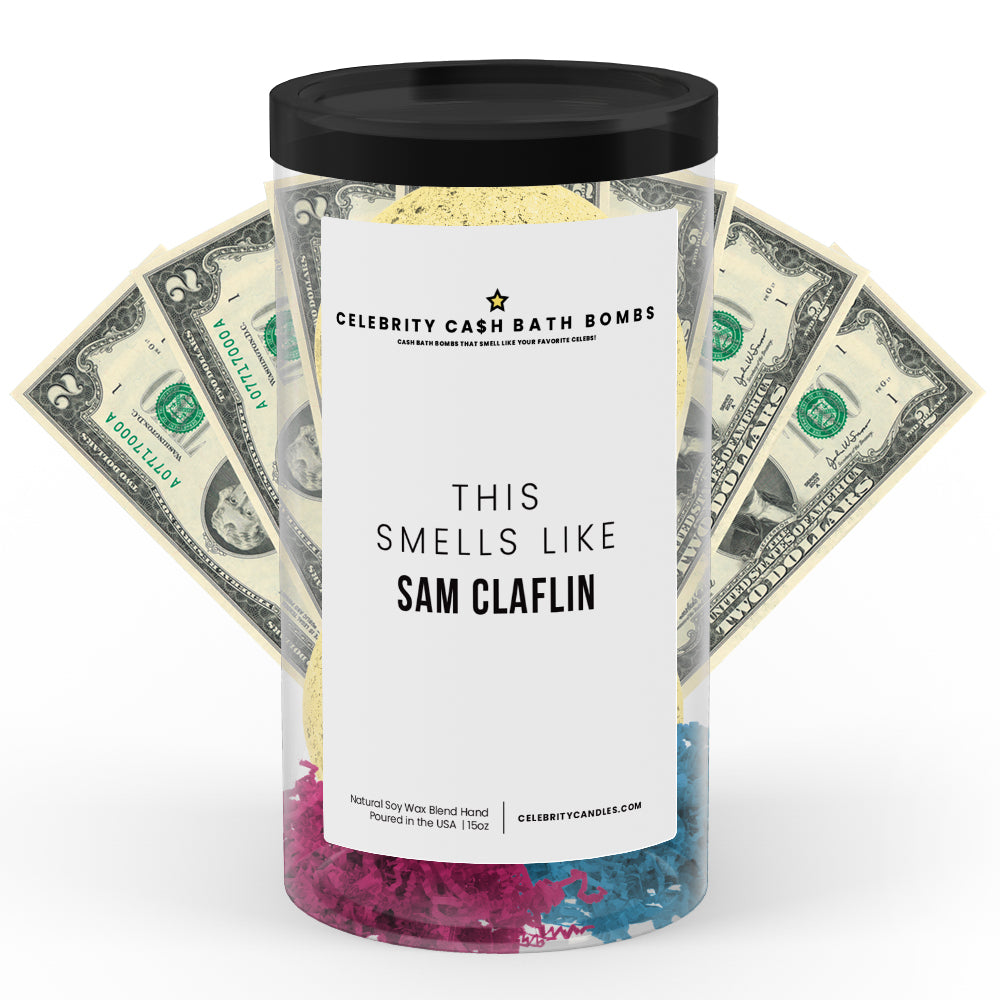 This Smells Like Sam Claflin Celebrity Cash Bath Bombs