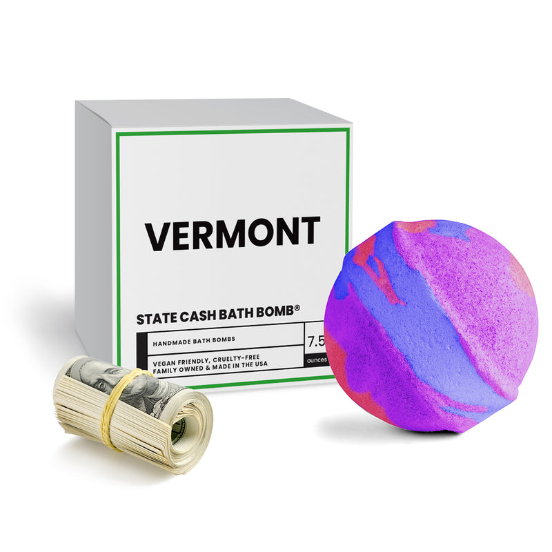 Vermont State Cash Bath Bomb
