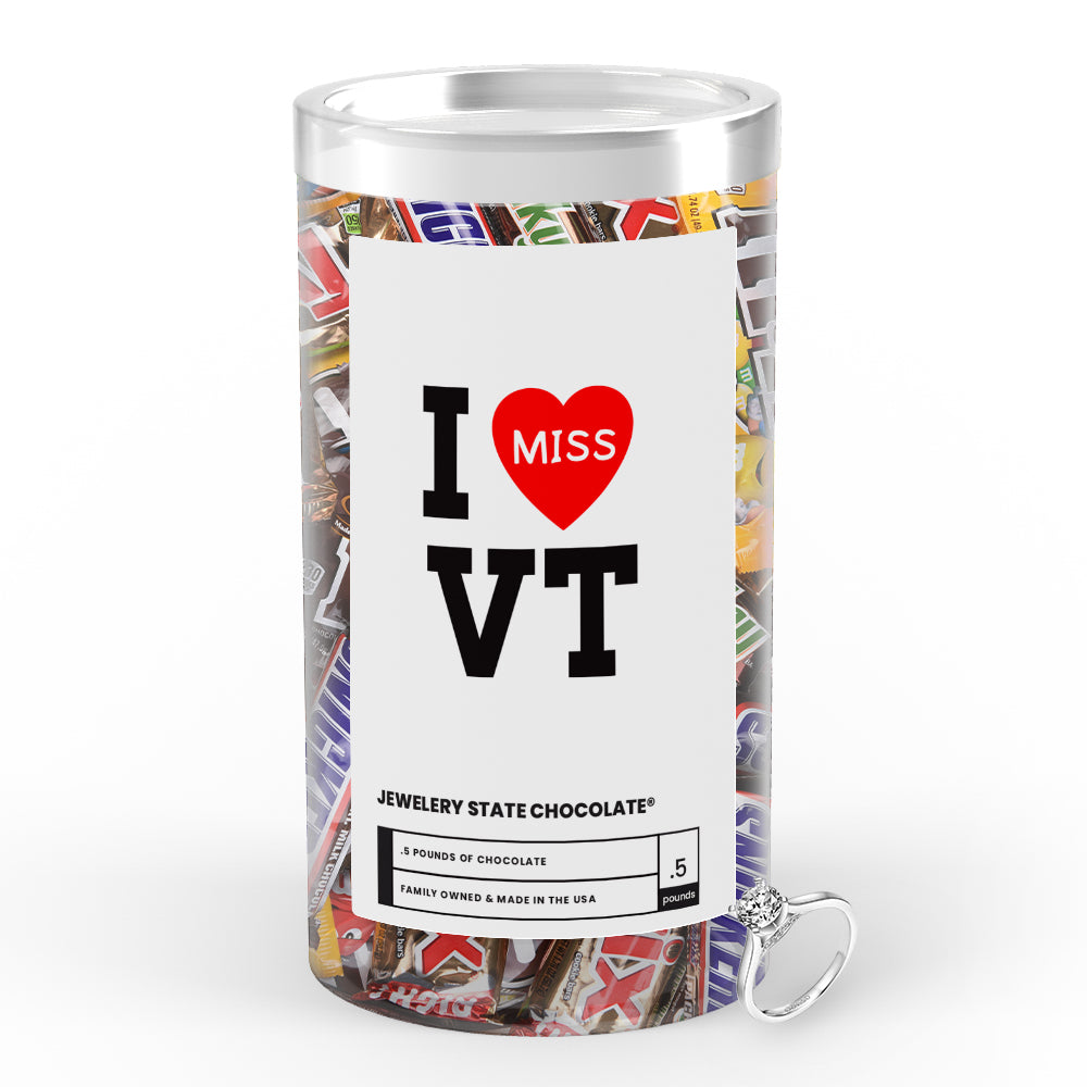 I miss VT Jewelry State Chocolate